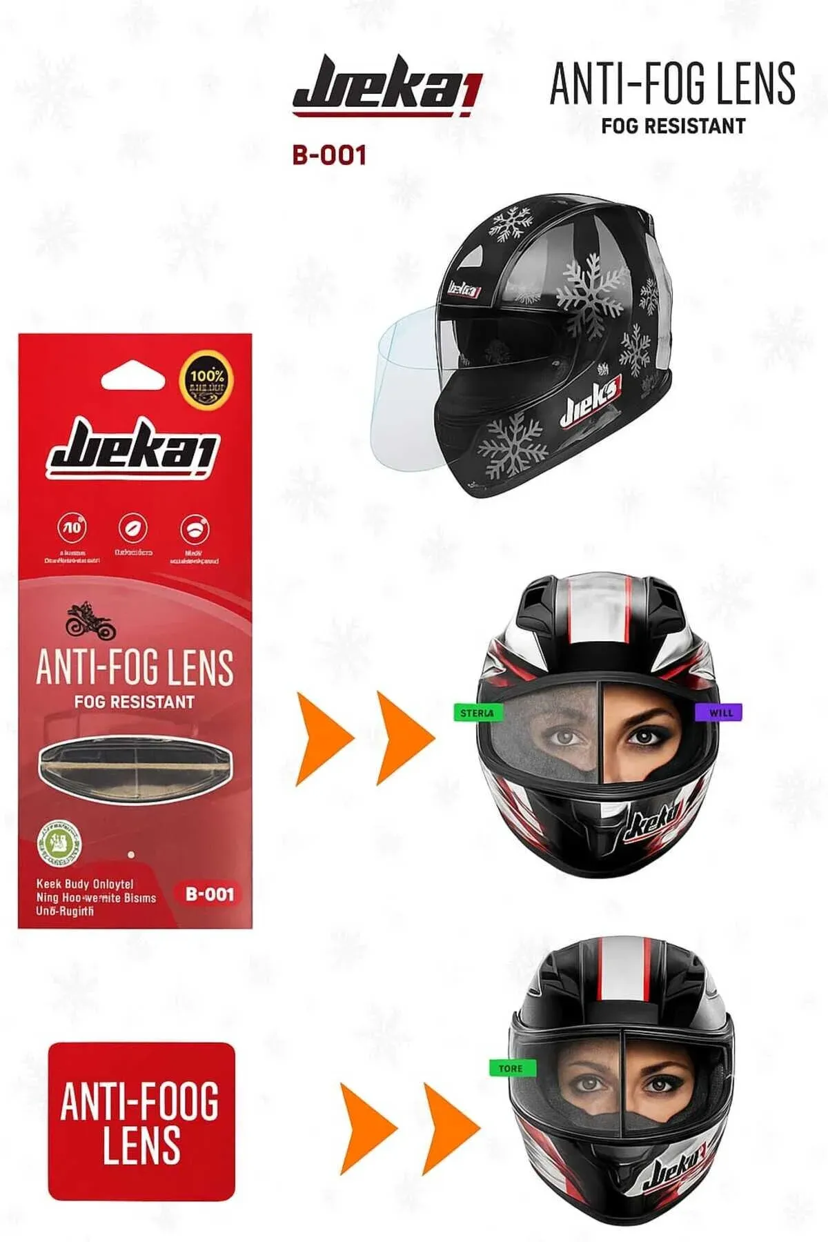 PİNLOCK ÜNİVERSAL BUĞU ÖNLEYİCİ